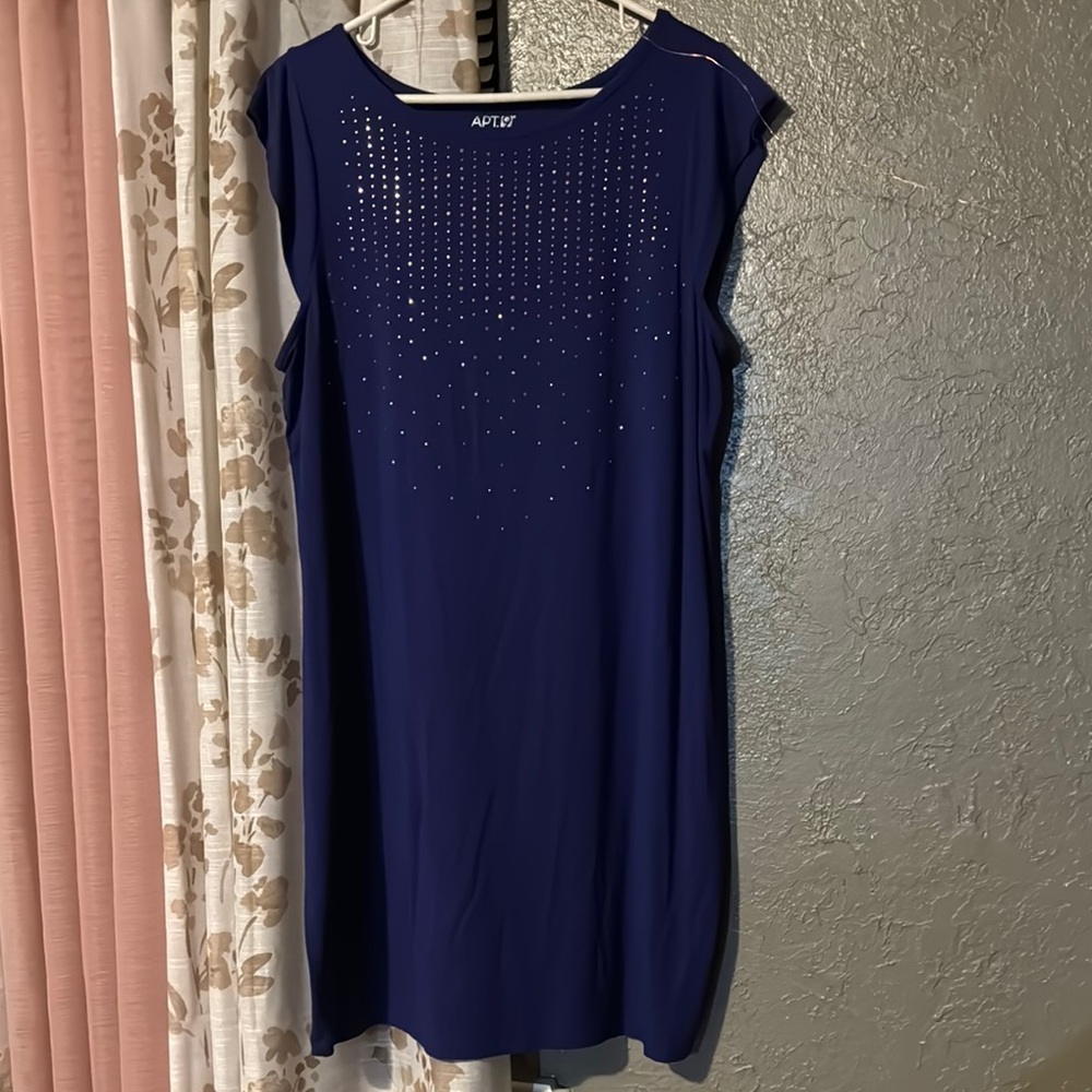 Apt. 9 Blue Sleeveless Dress